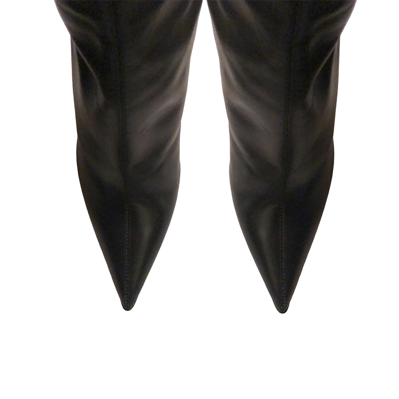 Cq Nancy 100 mm Knee high Boots pointy toe