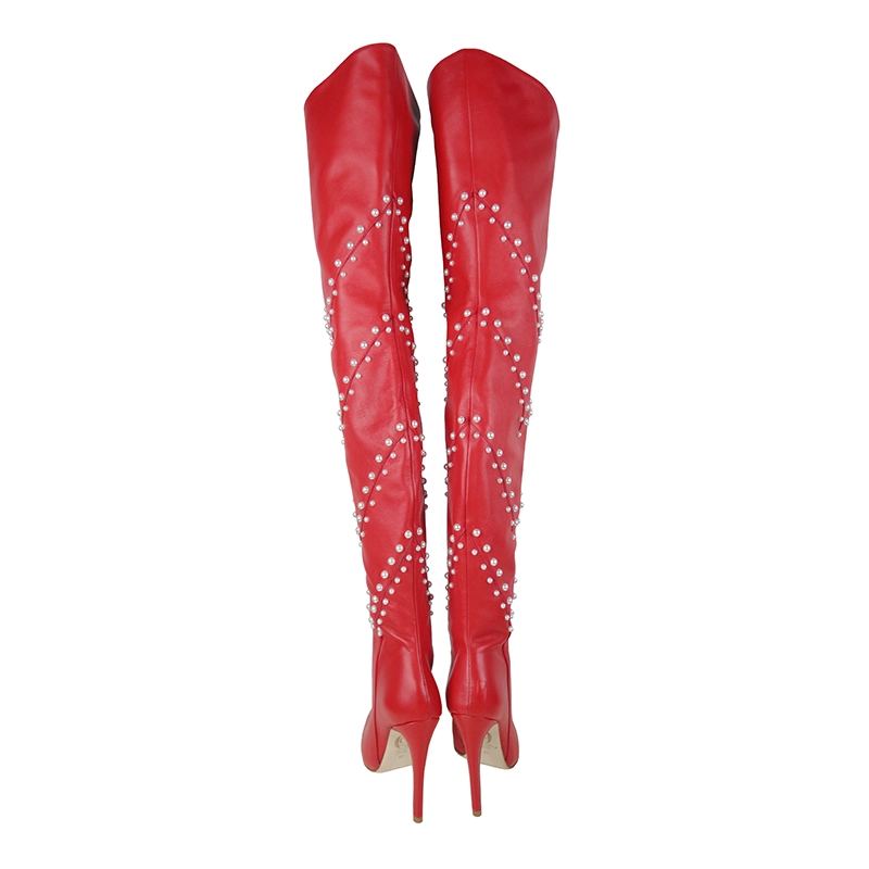 Cq Perla Overknee boots double heels