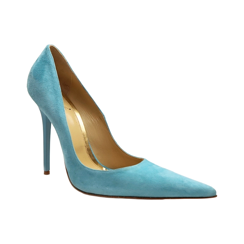 cq heaven blue pumps side view