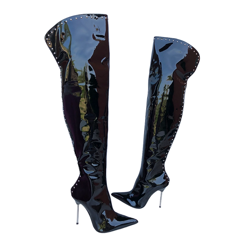 cq martine overknee boots borchie